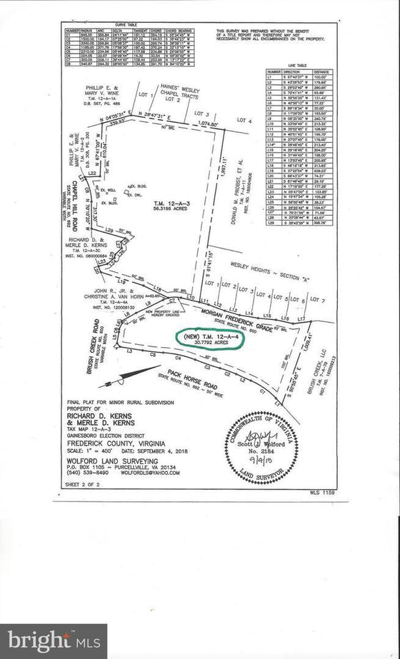30.78 WOODED ACRES IN CROSS JUNCTION, VA